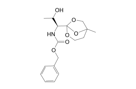 (S)-[2-Hydroxy-1-(5-methyl-2,7,8-trioxabicyclo[3.2.1]oct-1-yl)propyl]carbamic acid benzyl ester