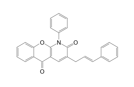 1-Phenyl-3-(3''-phenylprop-2'-enyl)2H-[1]-benzopyrano[2,3-B]pyridine-2,5(1H)-dione