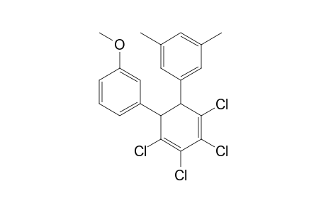 1,3-Dimethyl-5-[2,3,4,5-tetrachloro-6-(3-methoxyphenyl)-2,4-cyclohexadien-1-yl]benzene