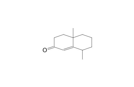 (6S,10R)-6,10-Dimethyl-bicyclo-[4.4.0]-dec-1-en-3-one