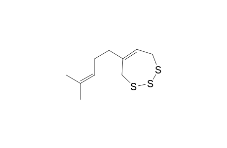 1,2,3-Trithiepin, 4,7-dihydro-5-(4-methyl-3-pentenyl)-