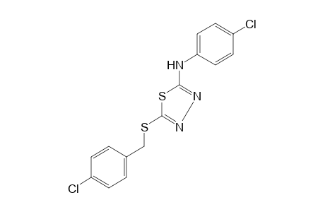 2-(p-chloroanilino)-5-[(p-chlorobenzyl)thio]-1,3,4-thiadiazole
