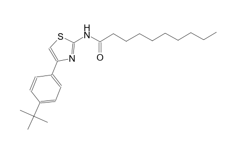 N-[4-(4-tert-butylphenyl)-1,3-thiazol-2-yl]decanamide