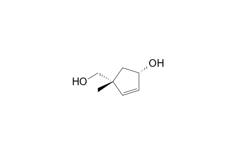 (1S,4R)-4-Hydroxymethyl-4-methylcyclopent-2-en-1-ol