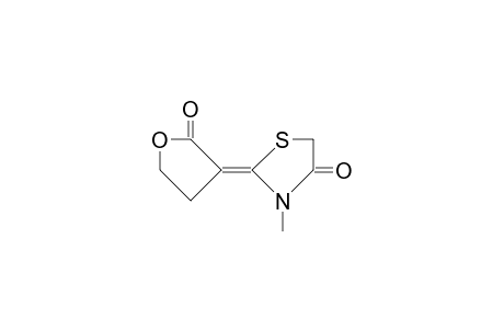 2-((Z)-DIHYDRO-2-OXO-3(2H)-FURYLIDENE)-3-METHYL-4-THIAZOLIDINONE