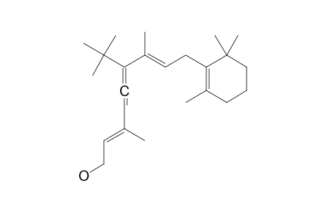 (2E,7E)-6-TERT.-BUTYL-3,7-DIMETHYL-9-(2,6,6-TRIMETHYLCYCLOHEX-1-EN-1-YL)-NONA-2,4,5,7-TETRAEN-1-OL