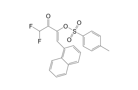 (Z)-1,1-Difluoro-4-(1-naphthyl)-3-(tosyloxy)but-3-en-2-one