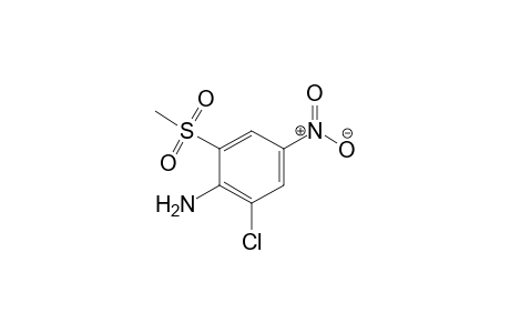 Benzenamine, 2-chloro-6-(methylsulfonyl)-4-nitro-