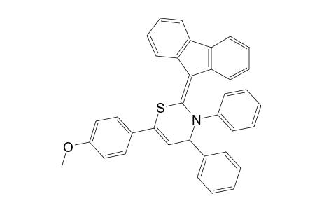 2-(9H-Fluoren-9-ylidene)-3,4-dihydro-6-(4-methoxyphenyl)-3,4-diphenyl-2H-1,3-thiazine