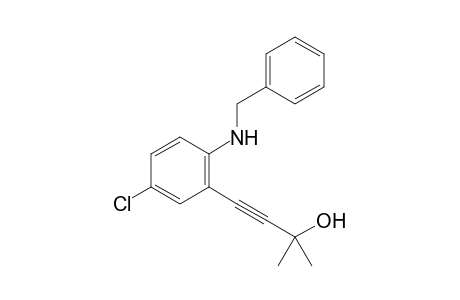 4-(2-(Benzylamino)-5-chlorophenyl)-2-methylbut-3-yn-2-ol