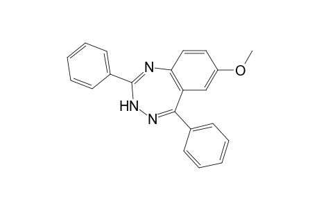 7-Methoxy-2,5-diphenyl-3H-1,3,4-benzotriazepine