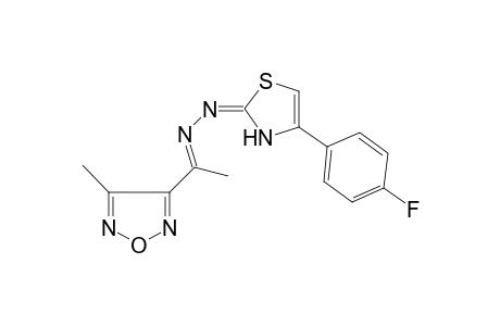 N-[4-(4-Fluoro-phenyl)-3H-thiazol-2-ylidene]-N'-[1-(4-methyl-furazan-3-yl)-ethylidene]-hydrazine