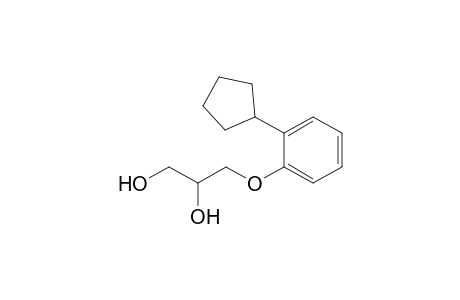 3-(2-cyclopentylphenoxy)-1,2-propanediol