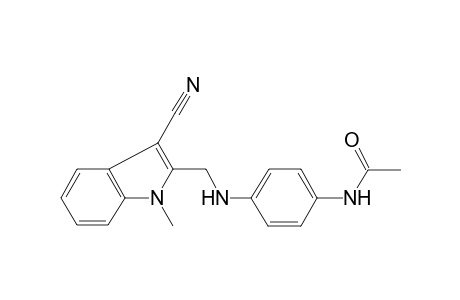 N-(4-([(3-Cyano-1-methyl-1H-indol-2-yl)methyl]amino)phenyl)acetamide