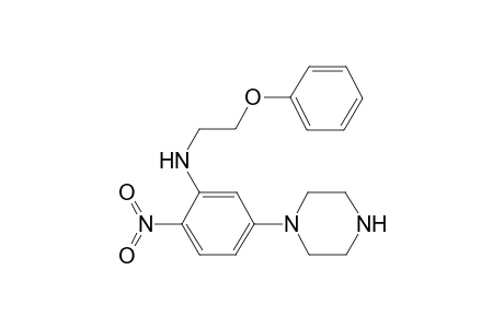 N-[2-Nitro-5-(1-piperazinyl)phenyl]-N-(2-phenoxyethyl)amine