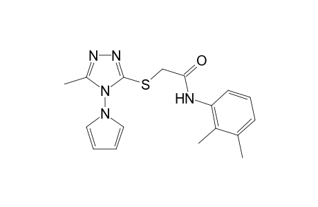 Acetamide, N-(2,3-dimethylphenyl)-2-[[5-methyl-4-(1H-pyrrol-1-yl)-4H-1,2,4-triazol-3-yl]thio]-