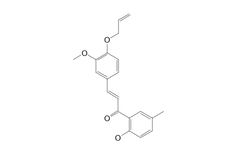 (E)-3-[4-(ALLYLOXY)-3-METHOXYPHENYL]-1-(2-HYDROXY-5-METHYLPHENYL)-PROP-2-EN-1-ONE