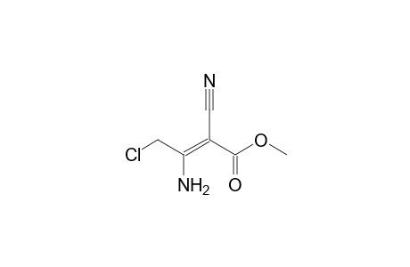 Methyl (1'-amino-2'-chloroethylidene)cyanoacetate