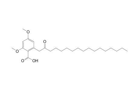 2,4-DIMETHOXY-6-(2-OXO-HEPTADECYL)-BENZOIC-ACID