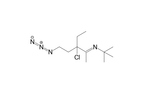 N-(5-Azido-3-chloro-3-ethyl-2-pentylidene)-tert-butylamine