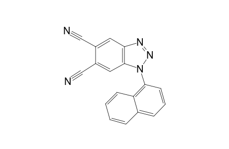 1H-1,2,3-benzotriazole-5,6-dicarbonitrile, 1-(1-naphthalenyl)-