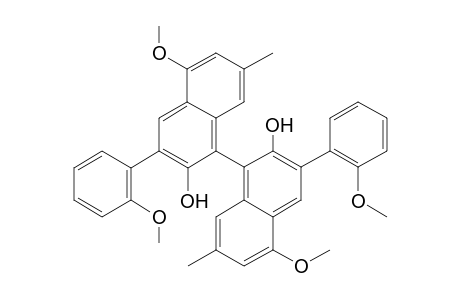 5,5'-dimethoxy-3,3'-bis(2-methoxyphenyl)-7,7'-dimethyl-1,1'-binaphthyl-2,2'-diol