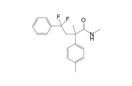 4,4-Difluoro-N,2-dimethyl-4-phenyl-2-(p-tolyl)butanamide