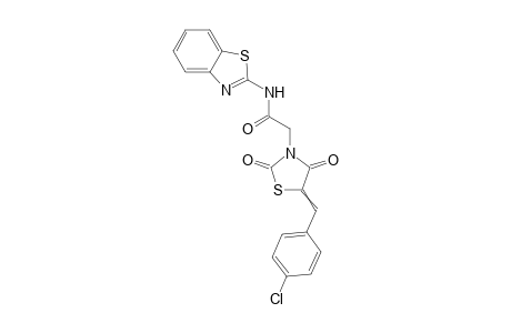 N-(Benzothiazol-2-yl)-2-(5-(4-chlorobenzylidene)-2,4-dioxothiazolidin-3-yl)acetamide