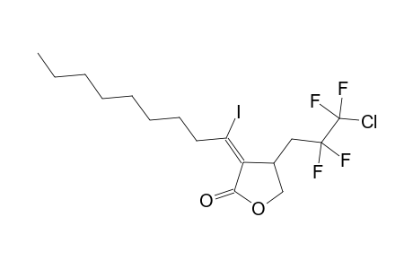 (E)-3-(1'-Iodononylidene)-4-(2'-chlorotetrafluoroethylmethyl)-2(3H)-dihydrofuranone