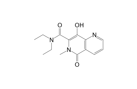 8-HYDROXY-6-METHYL-1,6-NAPHTHYRIDIN-5-(6H)-ONE-7-N,N-DIETHYL-CARBOXAMIDE