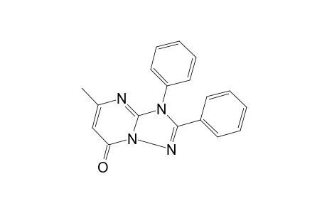 2,3-diphenyl-5-methyl-3H-s-triazolo[1,5-a]pyrimidin-7-one