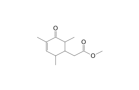 Methyl (2,4,6-trimethyl-5-oxo-3-cyclohexen-1-yl)acetate