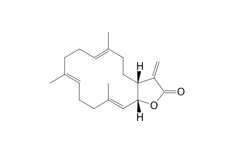 (E,E,E)-6,10,14-Trimethyl-3-methylene-cis-3a,4,5,8,9,12,13,15a-octahydro-cyclotetradeca-[B]-furan-2(3H)-one