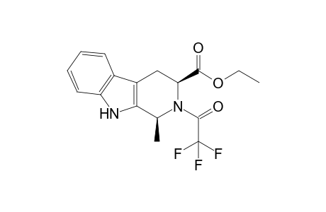 Ethyl (1S,3S)-1-methyl-2-(2,2,2-trifluoroacetyl)-1,3,4,9-tetrahydropyrido[3,4-b]indole-3-carboxylate