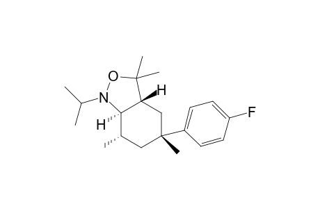 rac-(3aR,5R,7S,7aR)-5-(4-fluorophenyl)-1-isopropyl-3,3,5,7-tetramethyloctahydrobenzo[c]Isoxazole