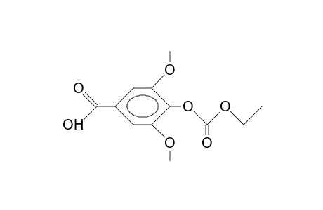 4-carbethoxyoxy-3,5-dimethoxy-benzoic acid