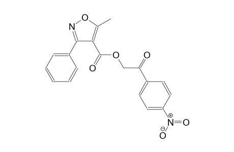 2-(4-nitrophenyl)-2-oxoethyl 5-methyl-3-phenyl-4-isoxazolecarboxylate