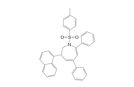 3-(naphthalen-1-yl)-5,7-diphenyl-1-tosyl-2,3-dihydro-1H-azepine