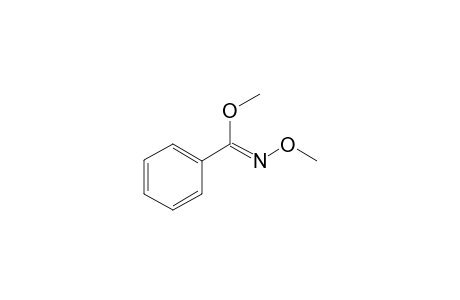(Z)-N-methoxybenzenecarboximidic acid methyl ester
