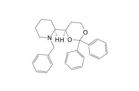 syn-(2RS)-1-Benzyl-2-[(4SR)-2,2-Diphenyl-1,3-dioxan-4-yl]piperidine