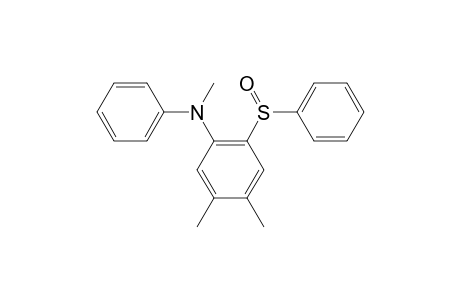 N,4,5-Trimethyl-N-phenyl-2-(phenylsulfinyl)aniline