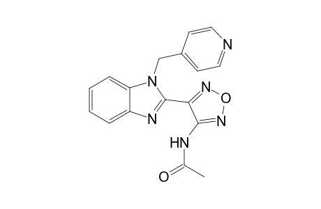 Acetamide, N-[4-[1-(4-pyridinylmethyl)-1H-1,3-benzimidazol-2-yl]-1,2,5-oxadiazol-3-yl]-