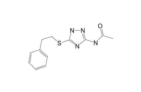 N-(5-[(2-Phenylethyl)sulfanyl]-1H-1,2,4-triazol-3-yl)acetamide