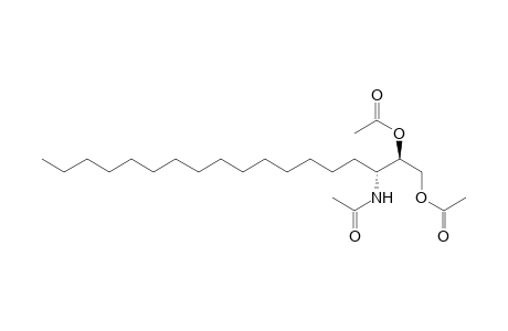 Acetamide, N-[1-[1,2-bis(acetyloxy)ethyl]hexadecyl]-, (R*,R*)-(.+-.)-