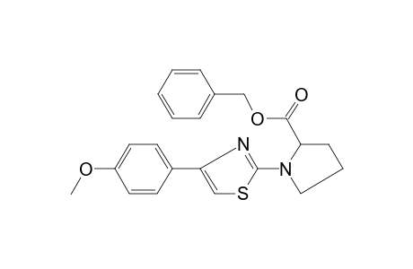 benzyl 1-[4-(4-methoxyphenyl)-1,3-thiazol-2-yl]-2-pyrrolidinecarboxylate