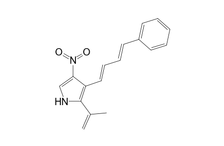 (E,E)-4-Nitro-3-(4-phenylbuta-1,3-dienyl)-2-(1-methylprop-1-enyl)pyrrole