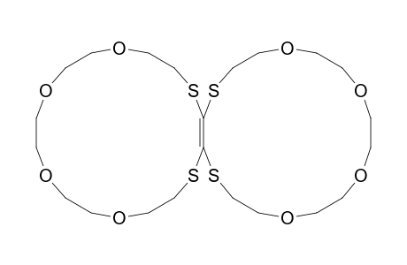 5,8,11,14,22,25,28,31-Octaoxa-2,17,19,34-tetrathiabicyclo[16.16.0]tetratriacont-1(18)-ene