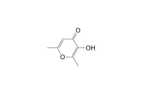 4H-Pyran-4-one, 3-hydroxy-2,6-dimethyl-