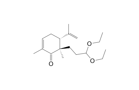 (5R,6R)-6-(3,3-Diethoxypropyl)-2,6-dimethyl-5-(1-methylethenyl)-2-cyclohexen-1-one