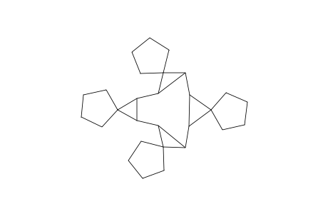 Cyclopentane-3'-spiropentacyclo[9.1.0.0(2,4).0(5,7).0(8,10)]dodecane-6',9',12'-tris(spirocyclopentane), anti,anti,anti-